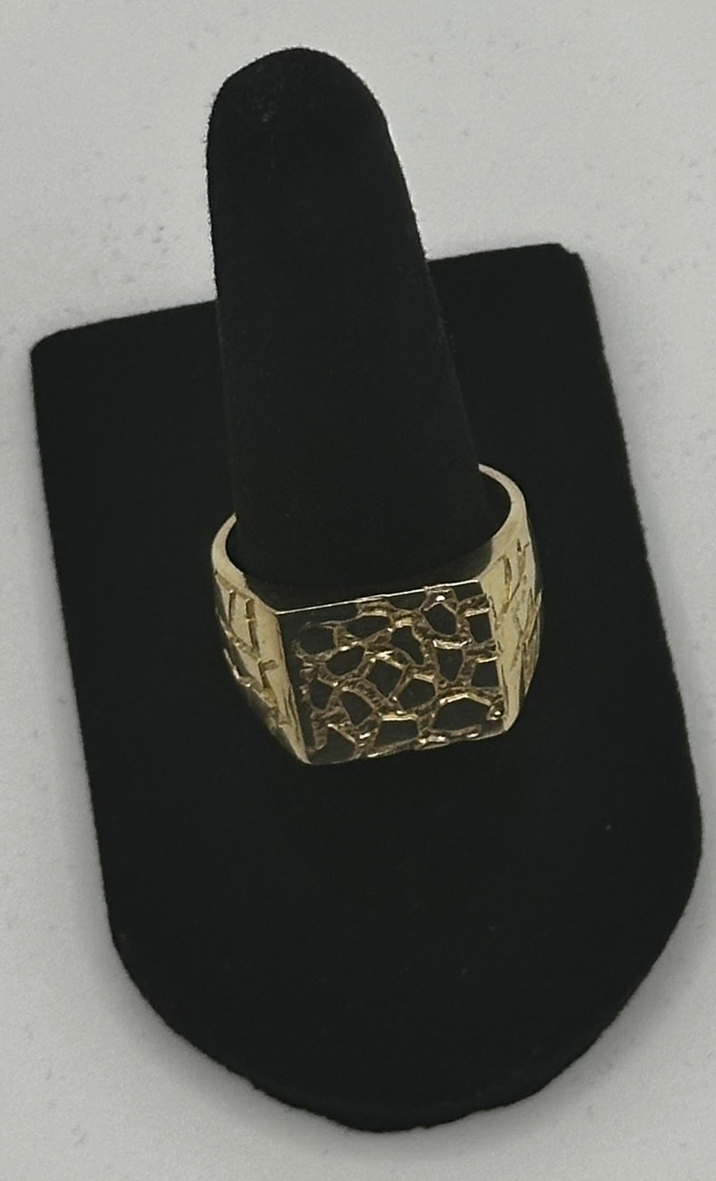 14k Gold Nugget Ring