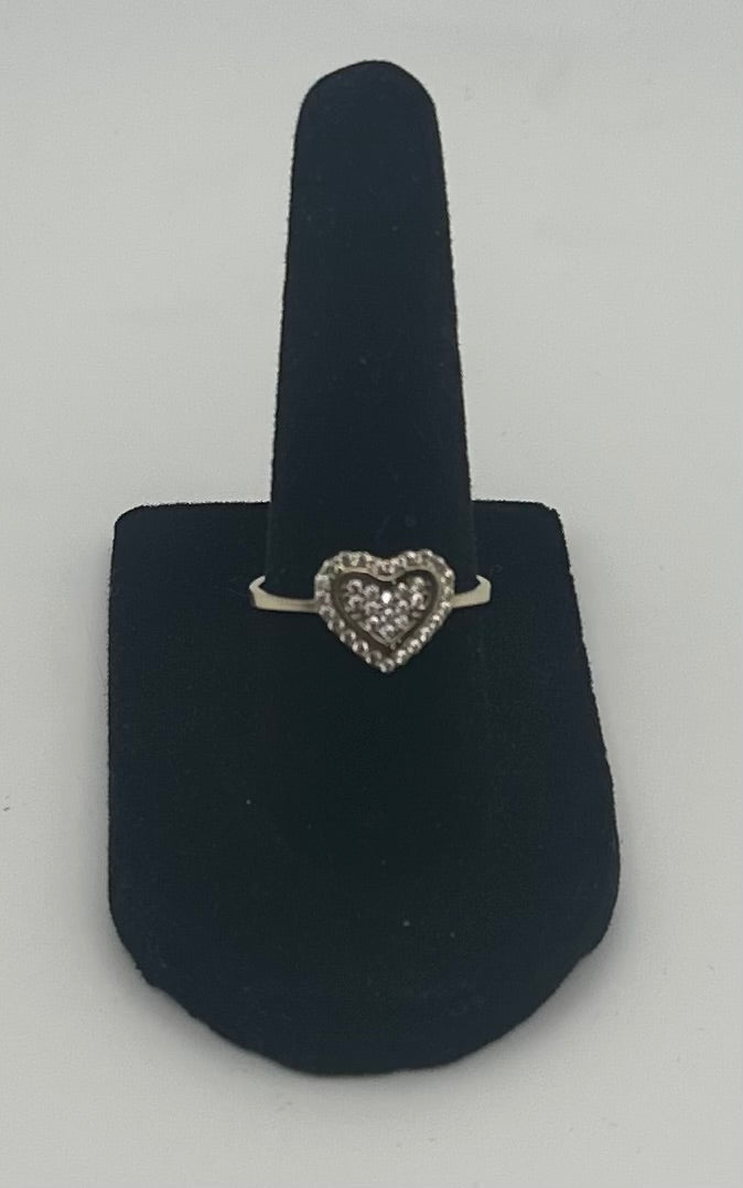 14k Gold Heart Ring