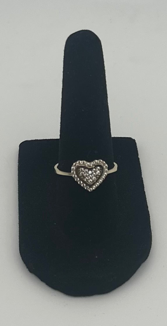 14k Gold Heart Ring
