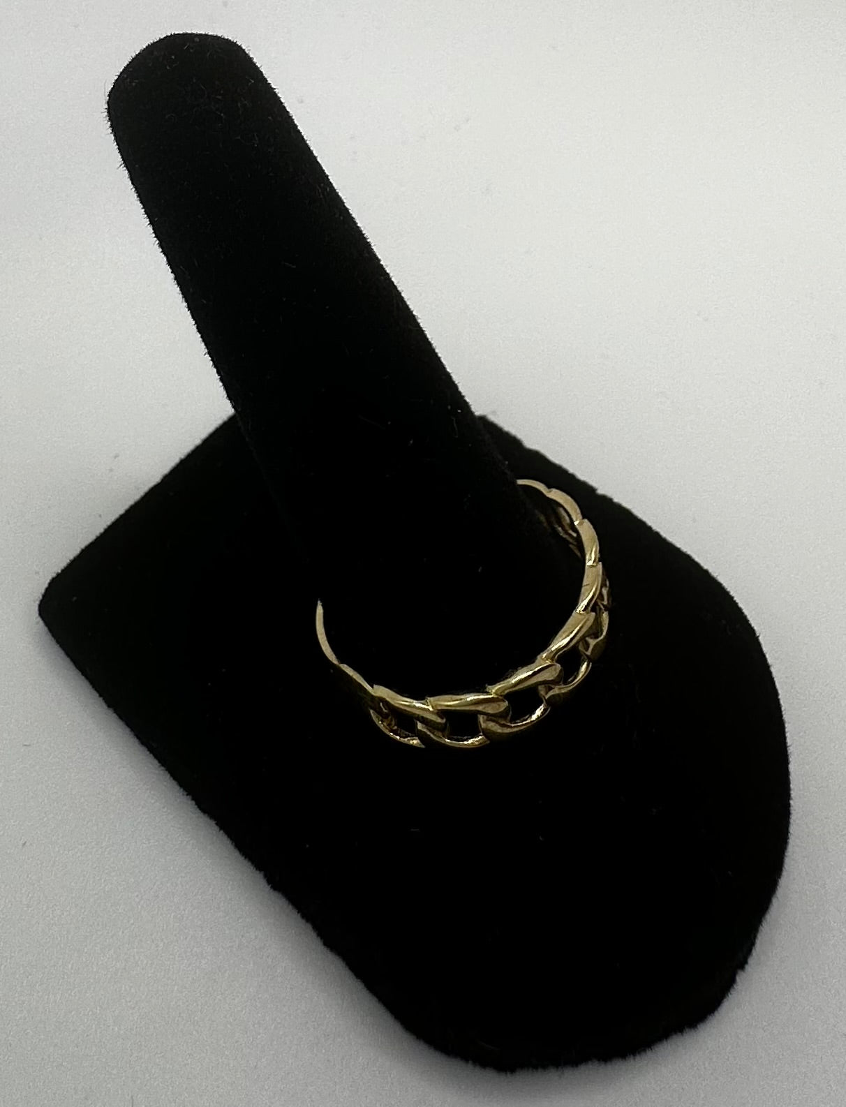 14k Gold Cuban Link Ring