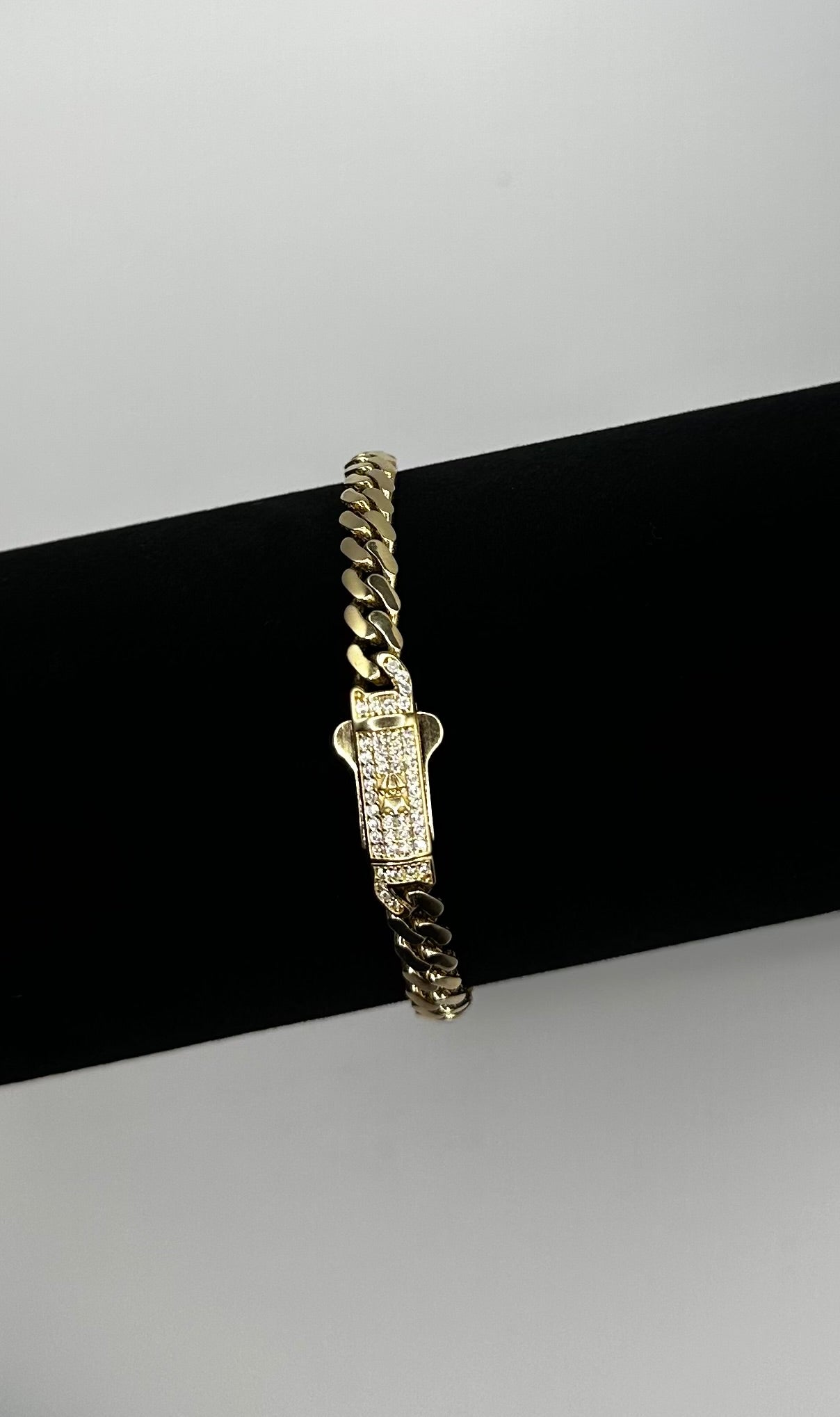 14k Gold Monaco Style Bracelet