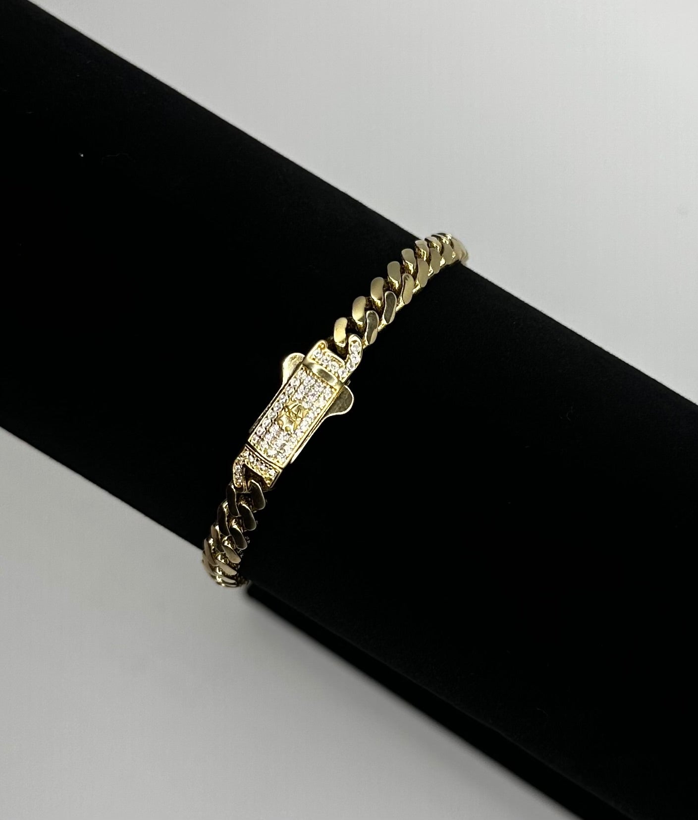 14k Gold Monaco Style Bracelet