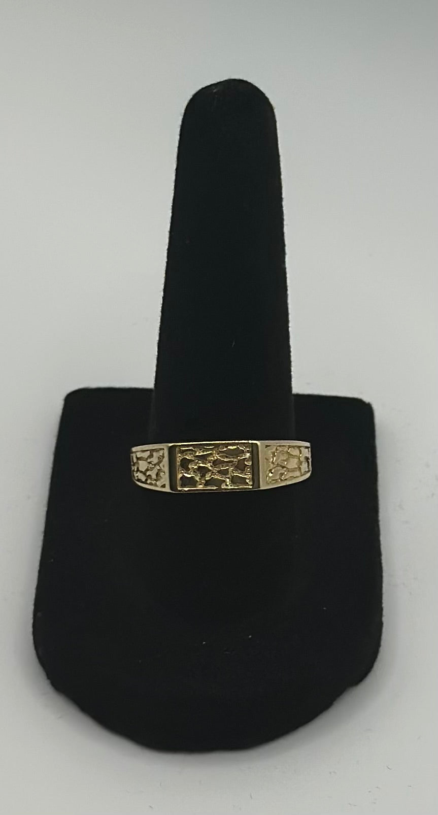 14k Gold Mini Nugget Ring