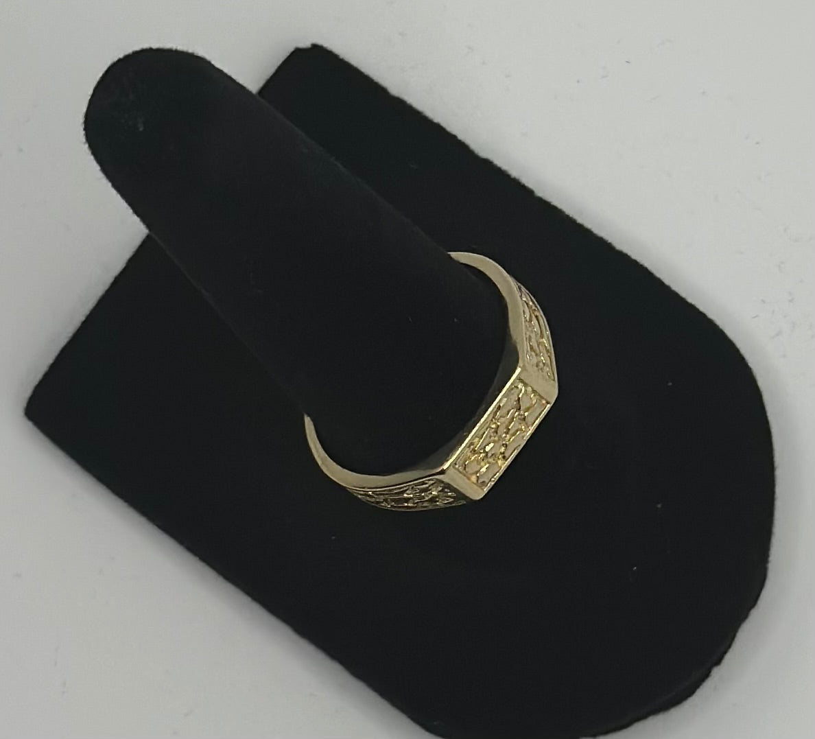 14k Gold Mini Nugget Ring