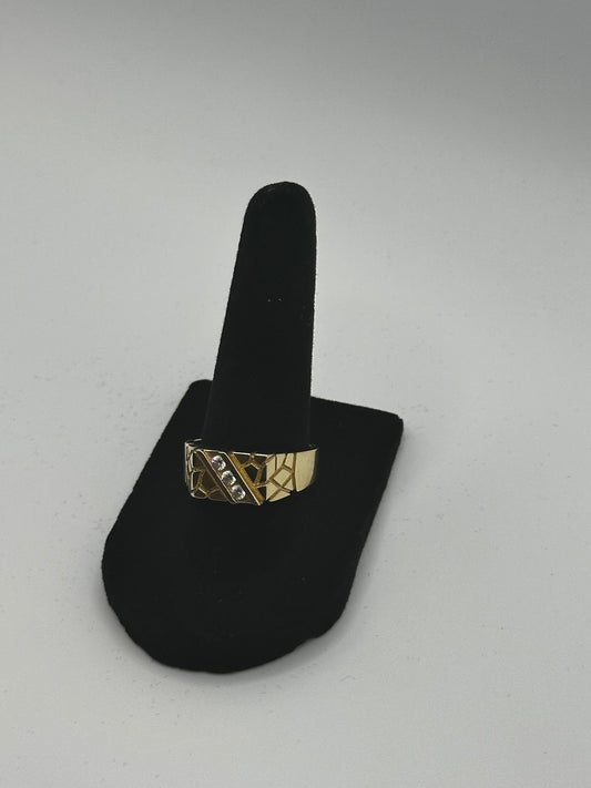 14k Gold Nugget Ring